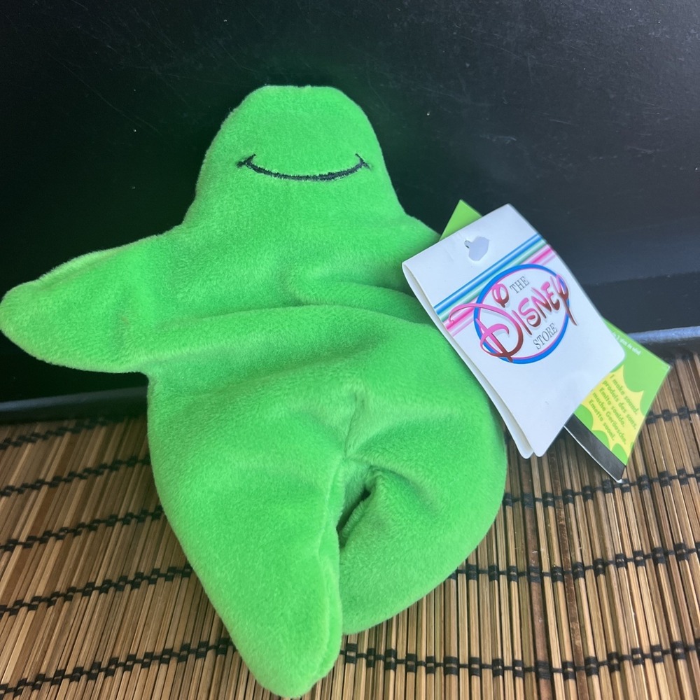 Disney Store FLUBBER 7" Mini Bean Bag Flubber Plush Green